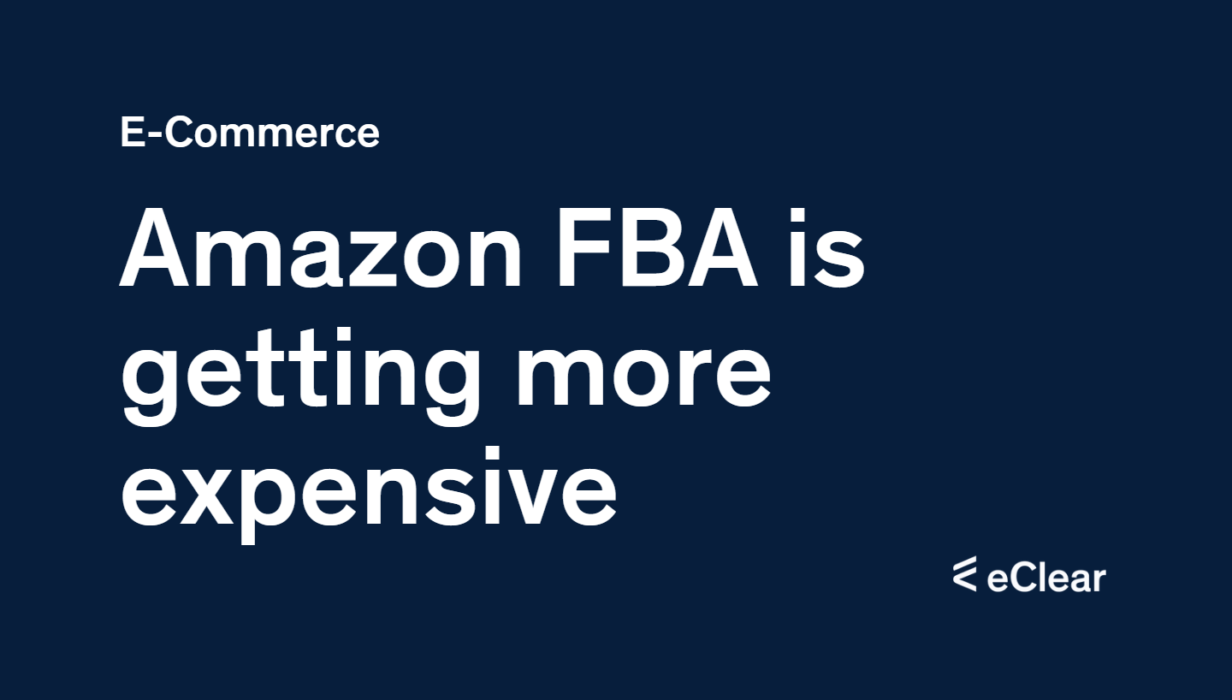 Amazon changes its shipping costs eClear AG