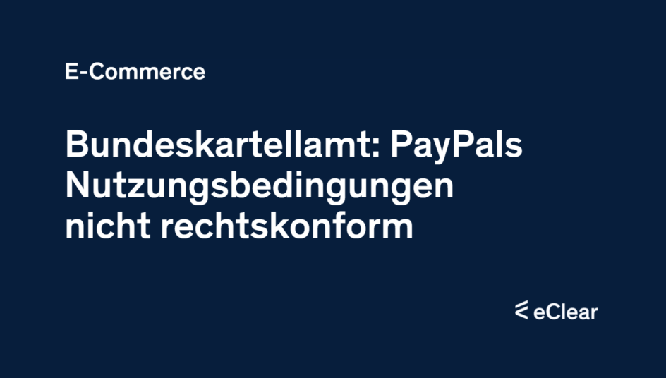 Bundeskartellamt Ermittelt Gegen PayPal - EClear