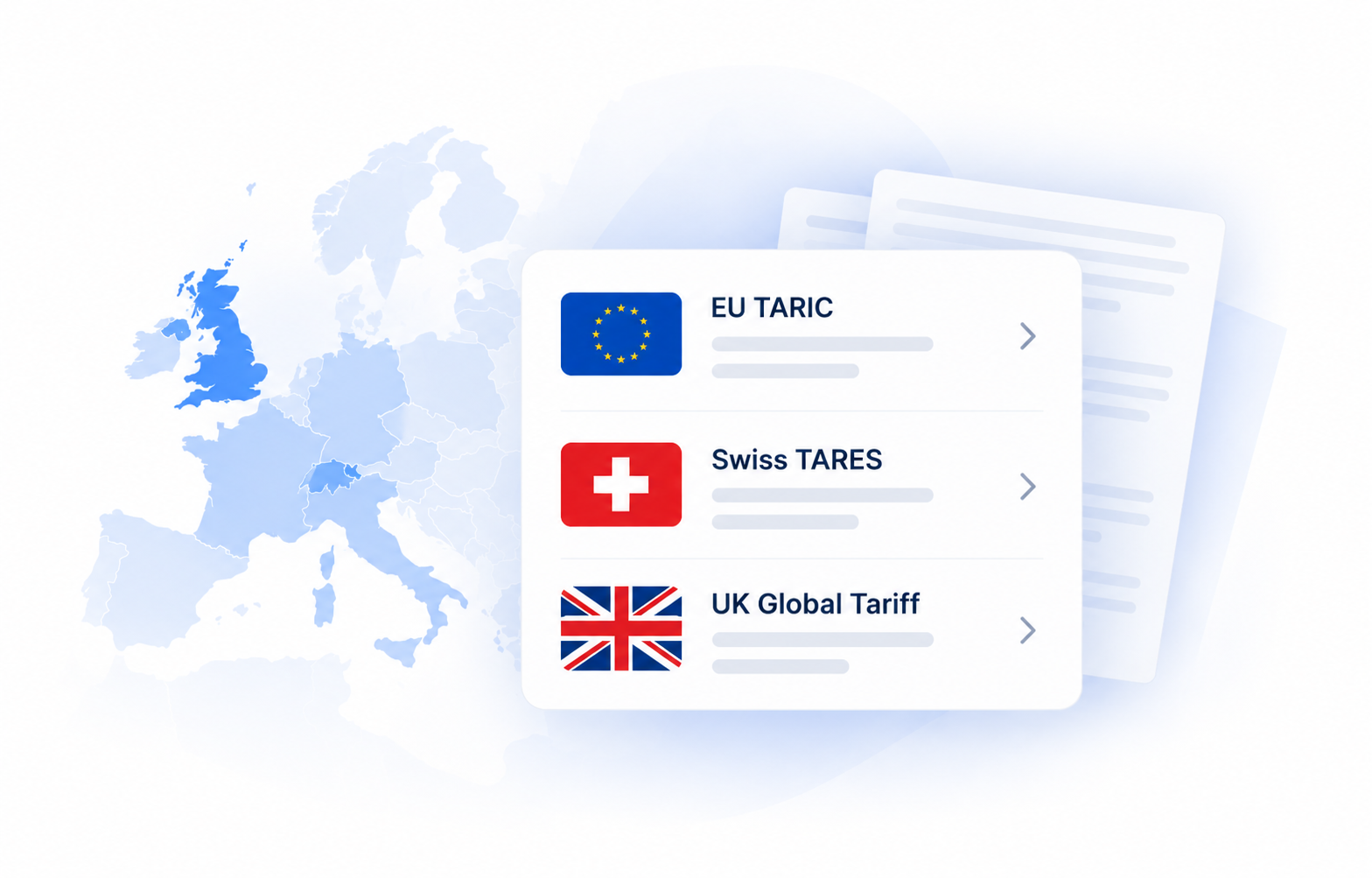 CustomsAI EU Swiss UK