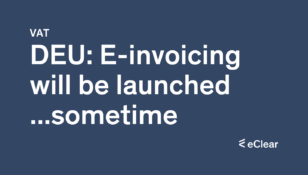 DEU E invoicing will be launched ...sometime
