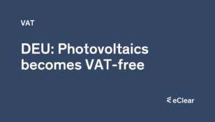 DEU Photovoltaics becomes VAT free