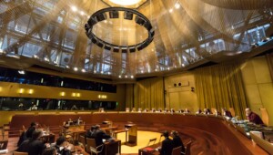 A hearing of the Court of Justice – Grand Chamber © Court of Justice of the European Union