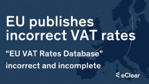 EU publishes incorrect VAT rates