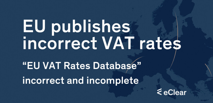 EU publishes incorrect VAT rates