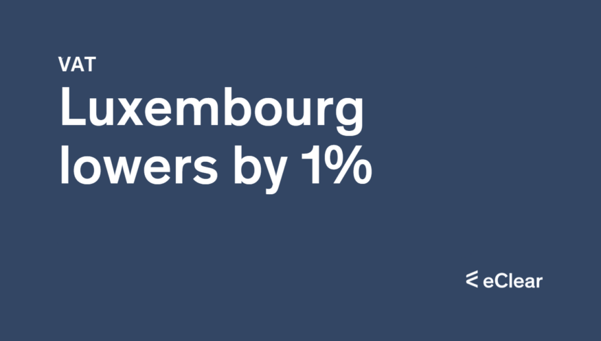 Luxembourg lowers by 1