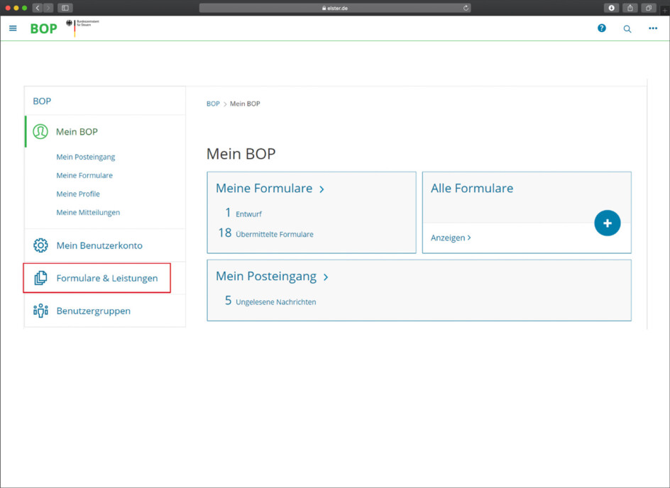 Wie registriere ich mich für den OSS eClear