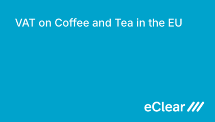 VAT on Coffee and Tea in the EU