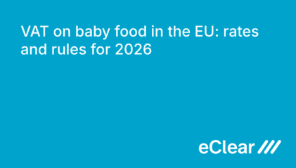 VAT on baby food in the EU rates and rules for