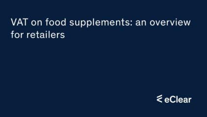 VAT on food supplements an overview for retailers