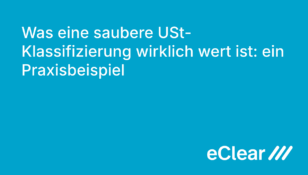 Was eine saubere USt Klassifizierung wirklich wert ist ein Praxisbeispiel