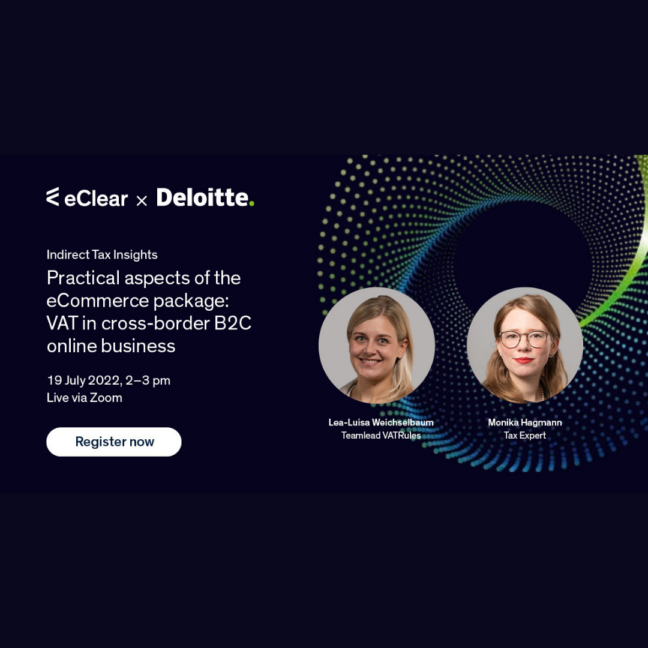 eClear & Deloitte Webcast – Indirect Tax Insights