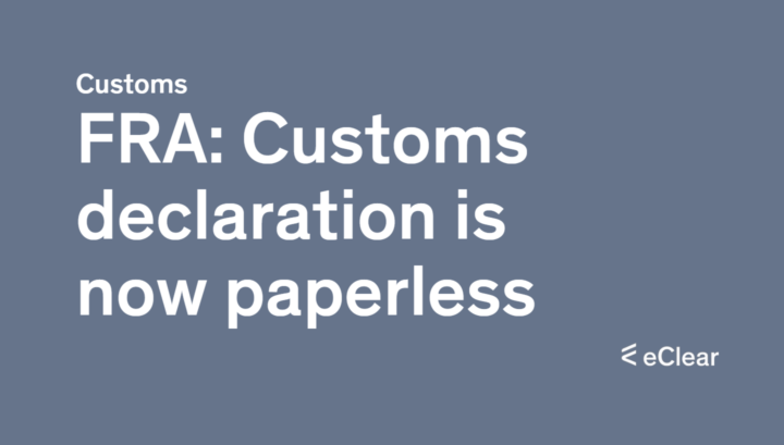 France: Customs declaration form is amended - eClear AG