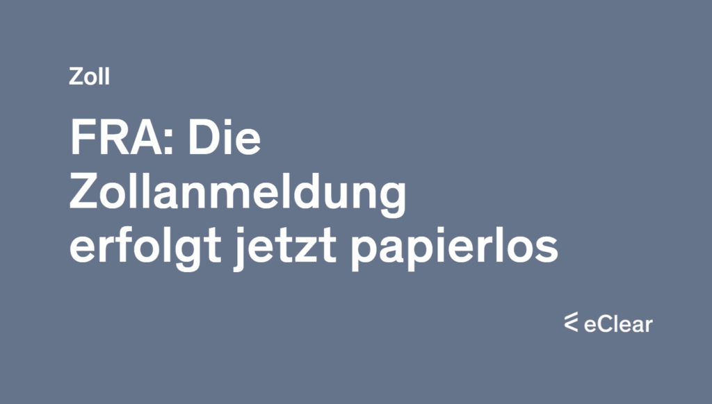 Die Zolltarifnummer Ihr Aufbau und was sie beinhaltet eClear