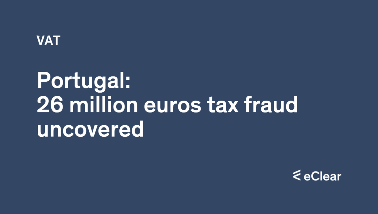 VAT fraud with fuels in Portugal eClear AG